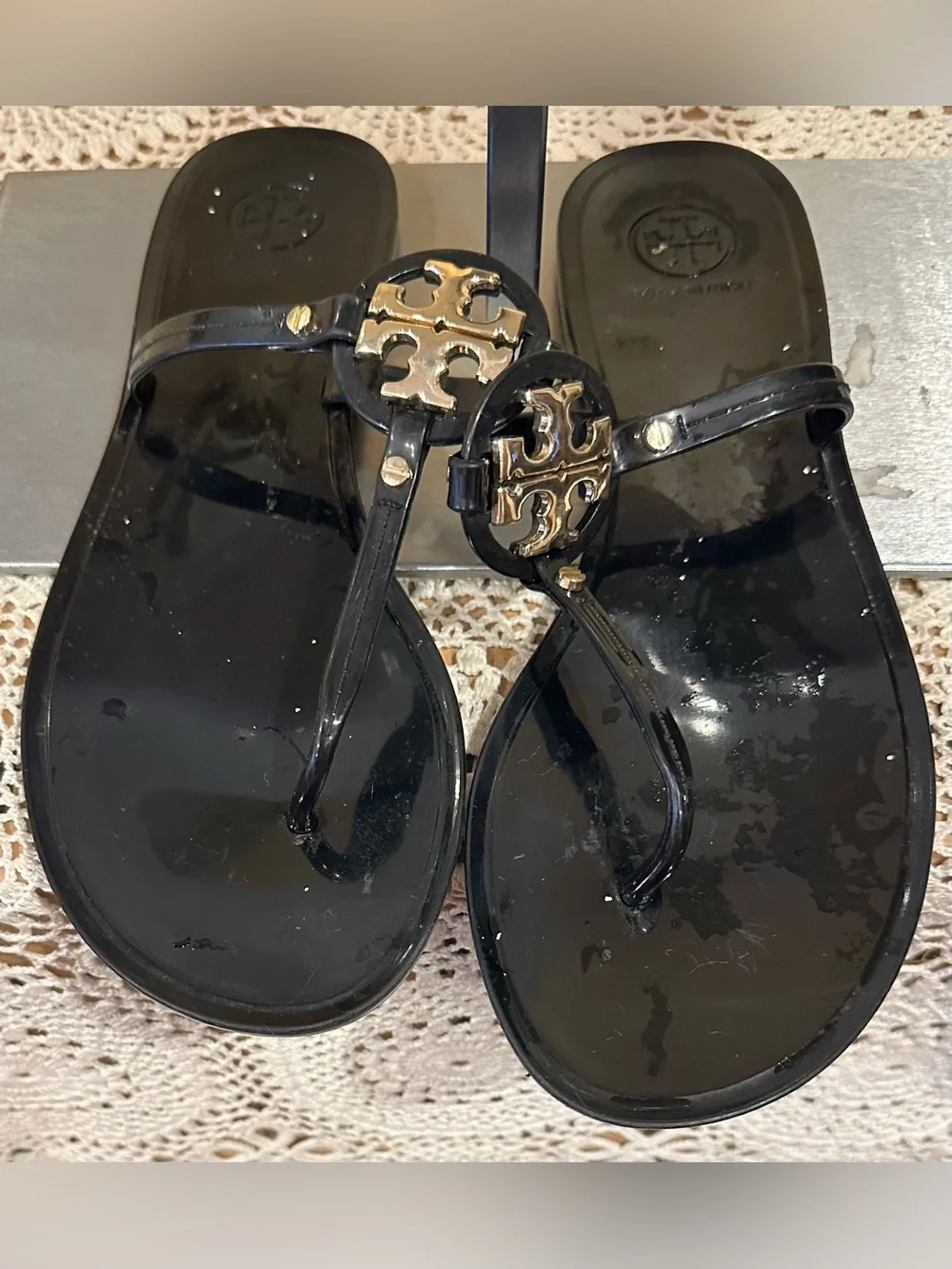 Tory Burch Mini Miller Thong Sandals Size 9